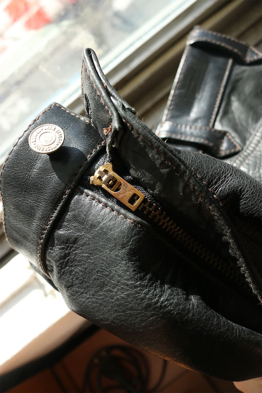  West Ride 버팔로 레더 부츠컷 팬츠 상품이미지7