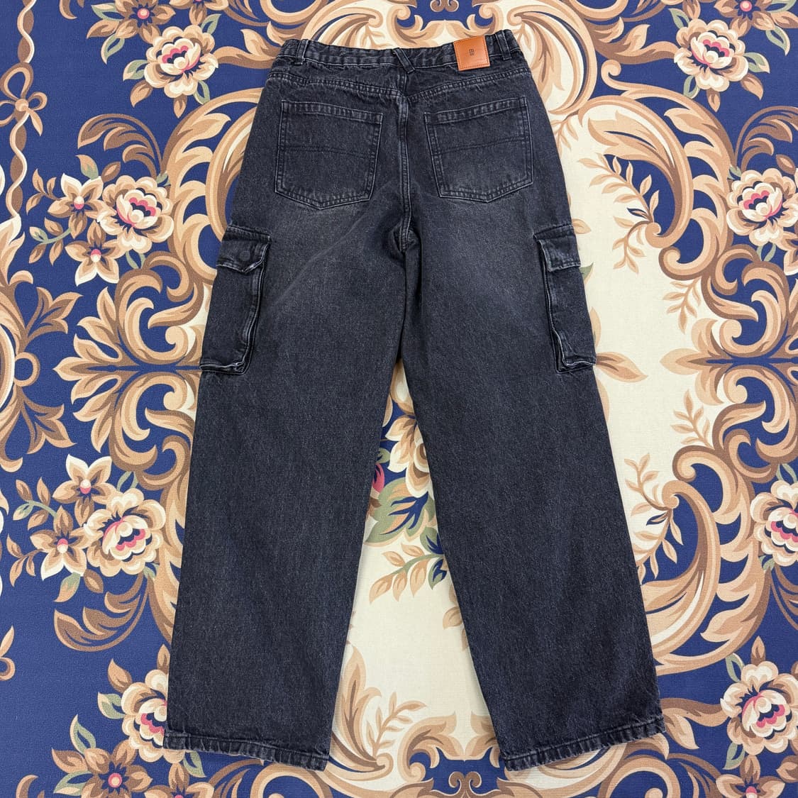 (2)디미트리 블랙 Dimitri black 흑청 카고데님팬츠 상품이미지6