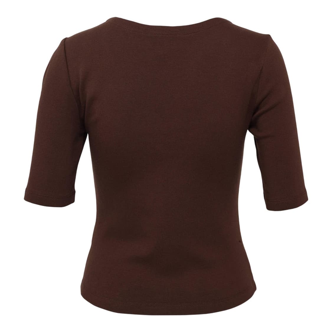 [8,10,12]슈슈통 25fw 라운드 넥 탑/브라운 상품이미지4