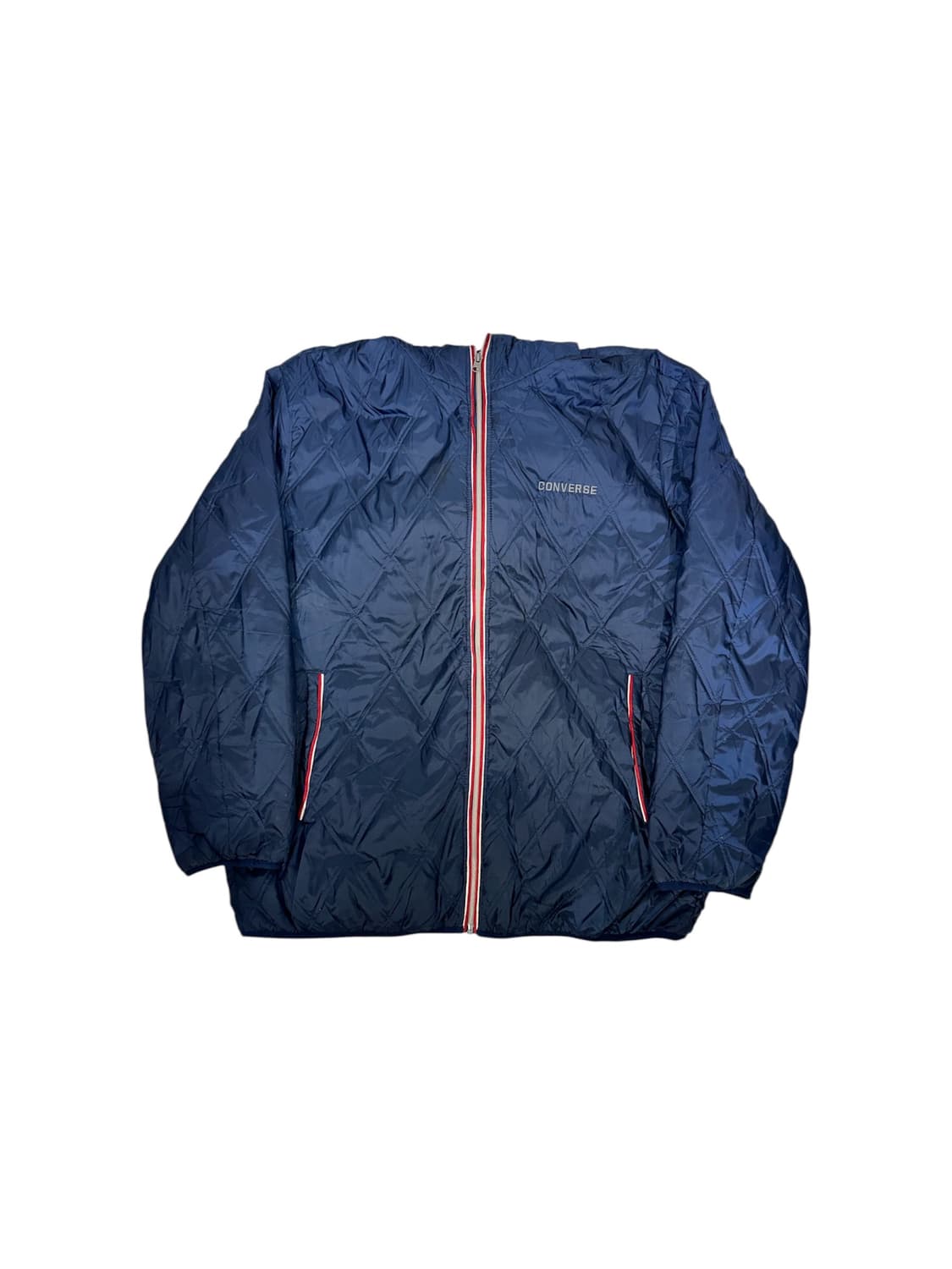 컨버스 네이비 경량 패딩 L 상품이미지5