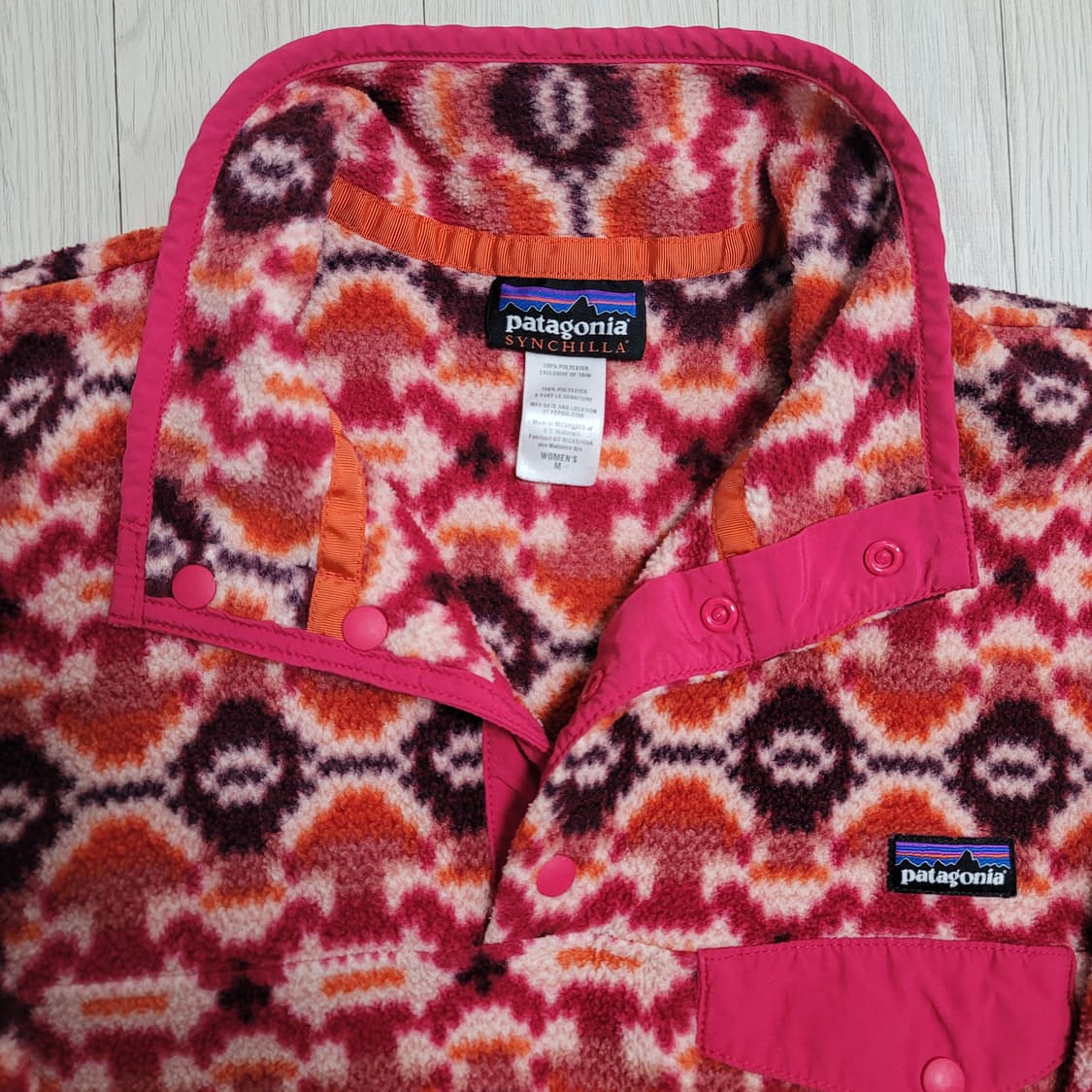 [우먼M] <상태A급> 파타고니아 신칠라 헤비웨이트 아즈텍 상품이미지4