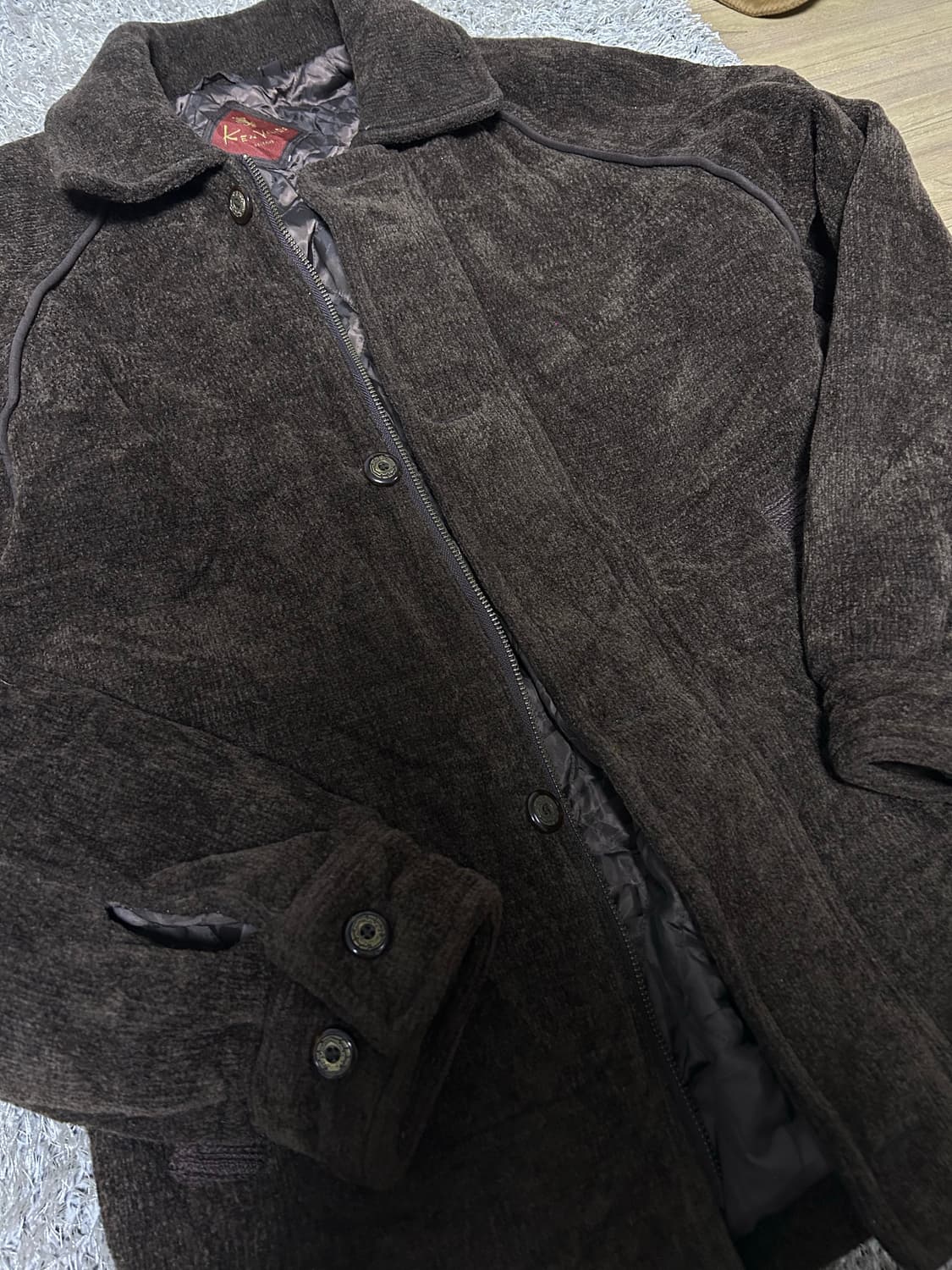 일본판 켄발리도 트위드 집업자켓 사이즈 105 상품이미지2