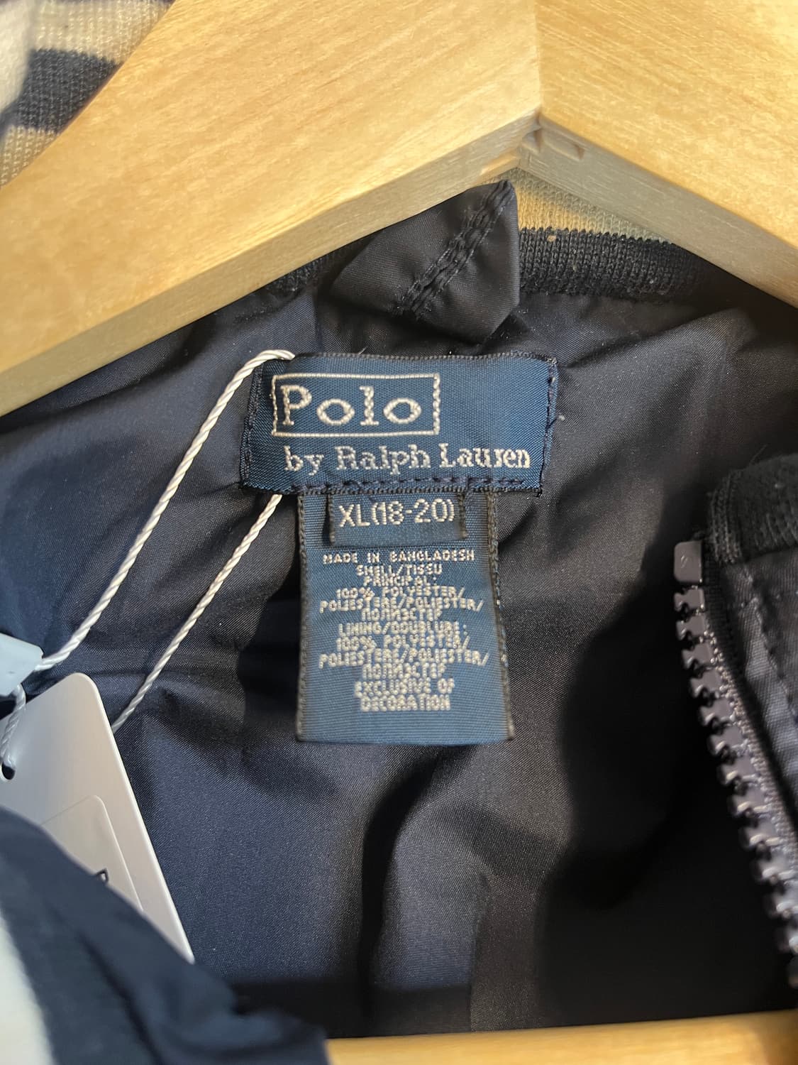 폴로 랄프로렌 네이비 집업 자켓  95  상품이미지3