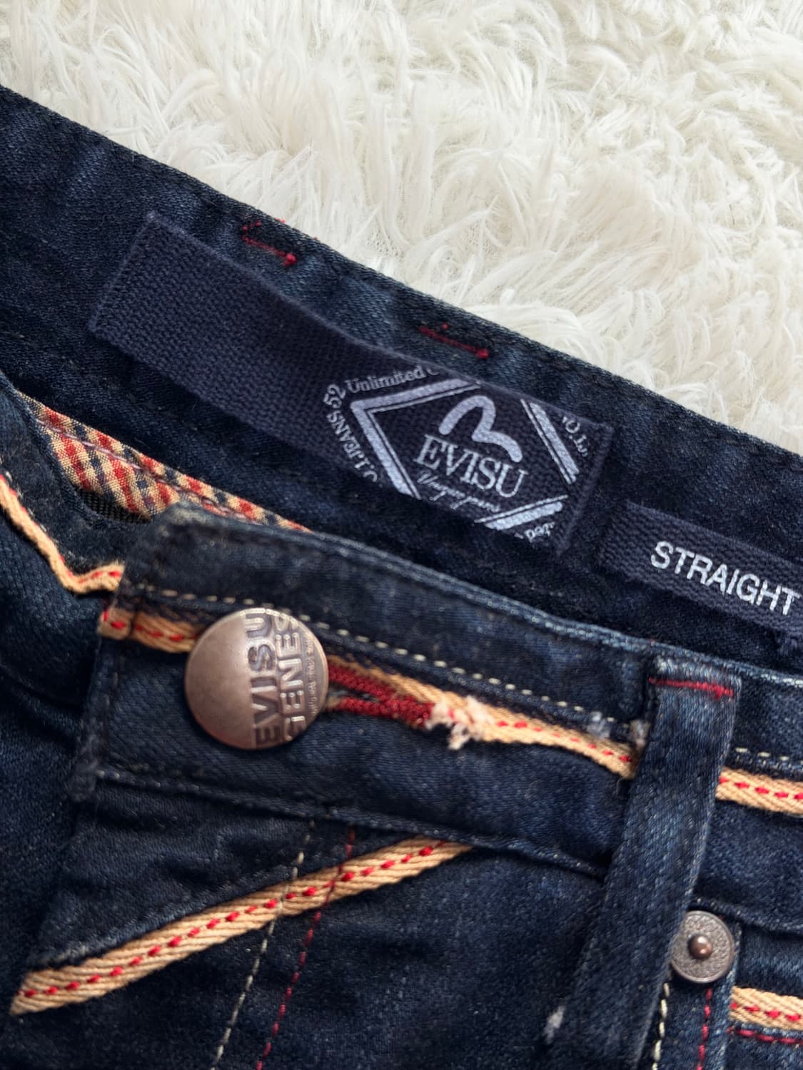 에비수 EVISU 페인트 데님 청바지  상품이미지5