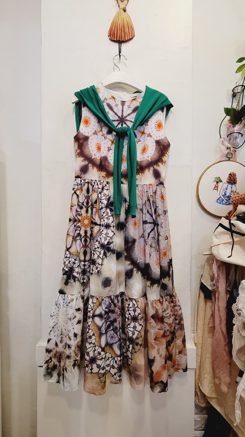 bcbg면린넨 원피스. bcbg 린넨 여름 가디건 상품이미지1