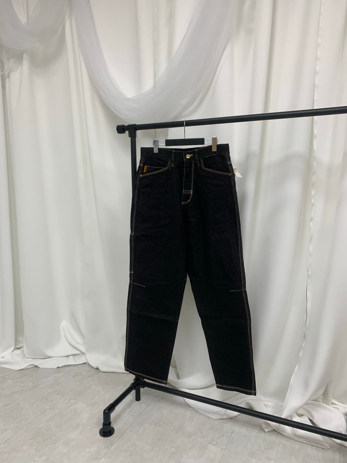 FUBU Platinum black denim baggy jeans 상품이미지3