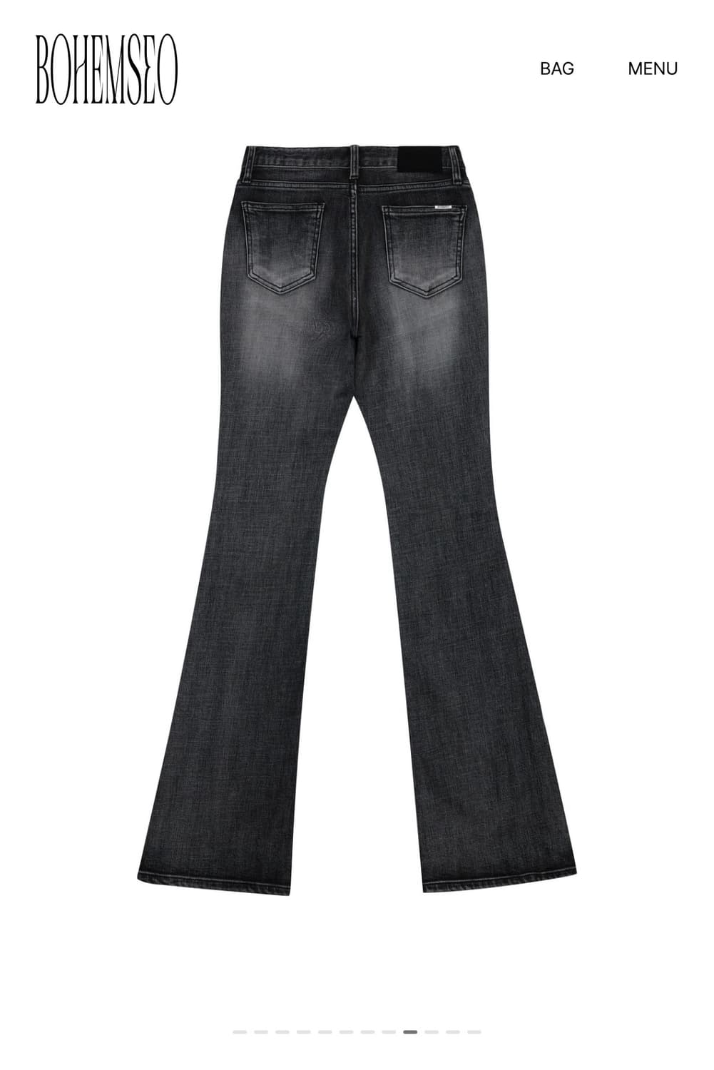 보헤미안서울 포켓 부츠컷 데님팬츠 L 상품이미지2