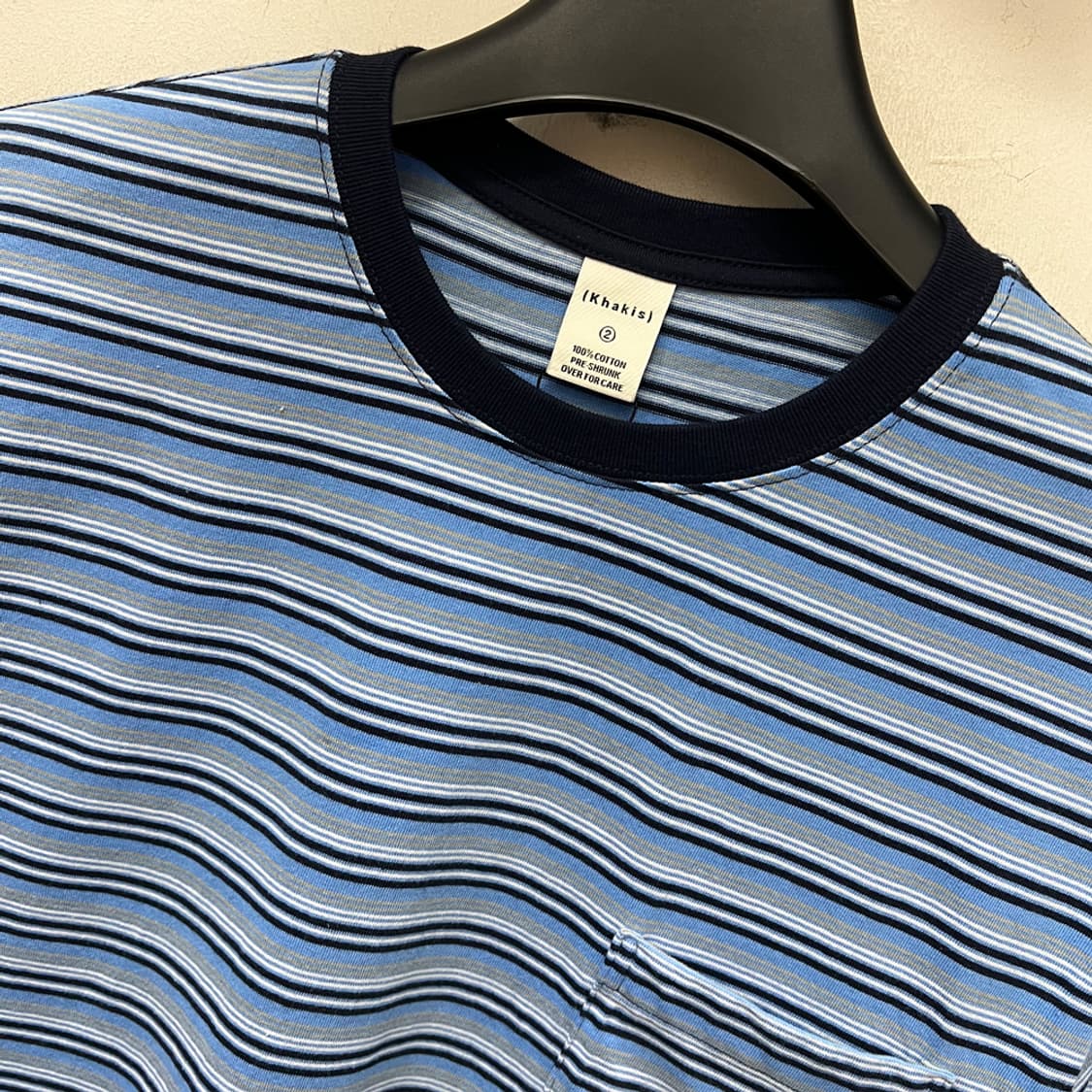 Khakis 카키스 23SS 보더 숏슬리브 스트라이프 반팔티 2사이즈 상품이미지3