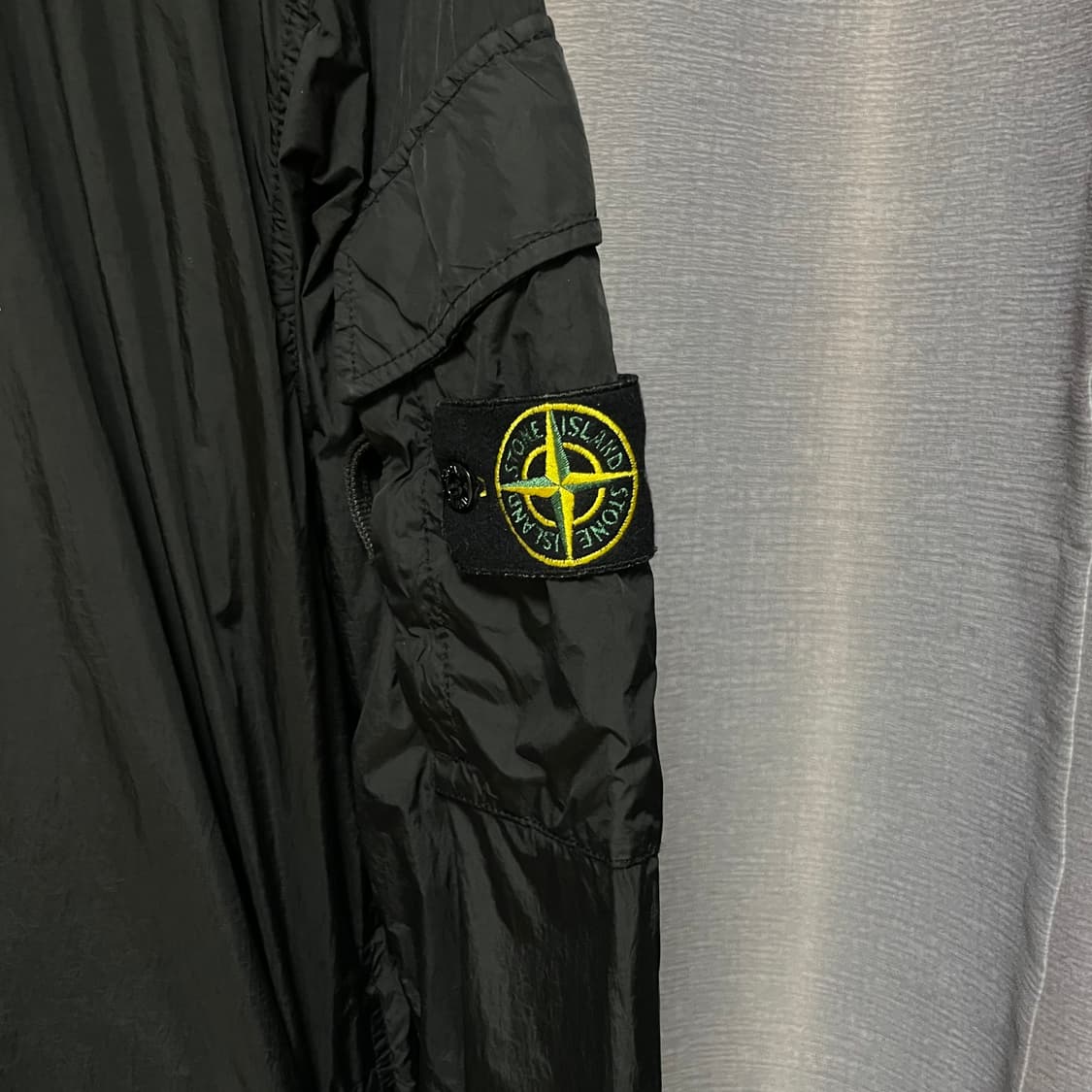 스톤아일랜드 크링클랩스 오버셔츠 (블랙XL) 상품이미지3