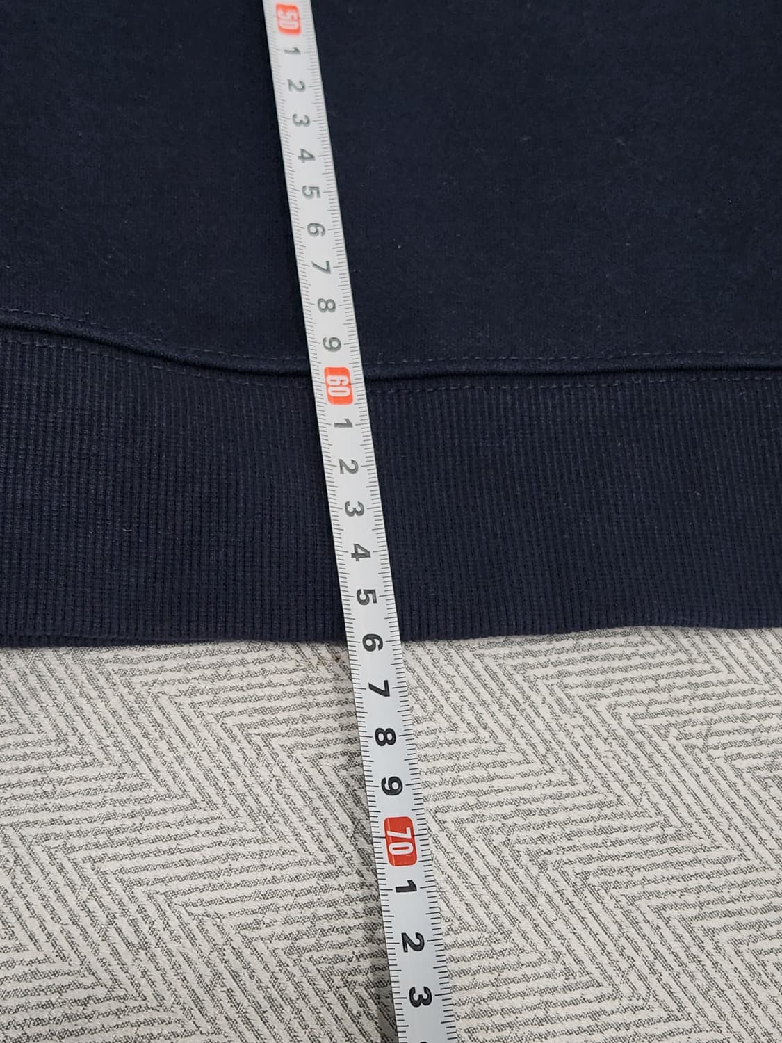 Jeep 네이비 기모 맨투맨 티셔츠 남성 110 XXL 상품이미지9