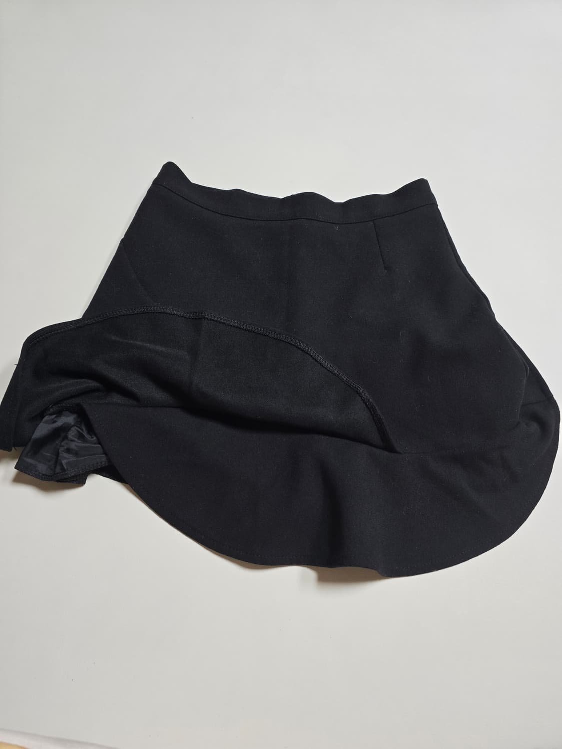 블랙 속바지 일체형 플레어 미니스커트S 상품이미지3