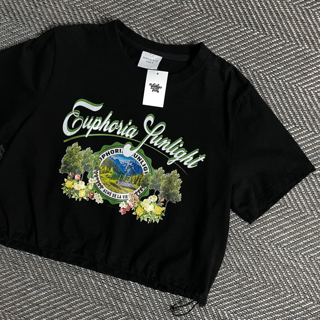 아크메드라비 빅로고 크롭 티셔츠o 3350 상품이미지2