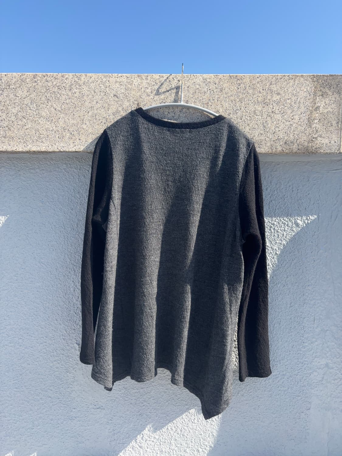 crescent duo 언발 스트라이프 배색 티셔츠 상품이미지5