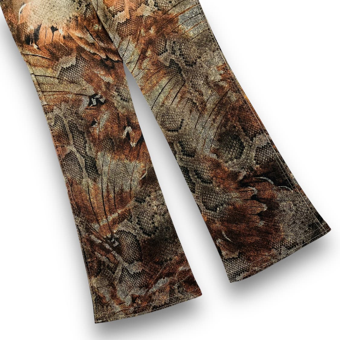 GK 90s 파이톤 카라멜 아카이브 카고 세미 부츠컷 팬츠 상품이미지6