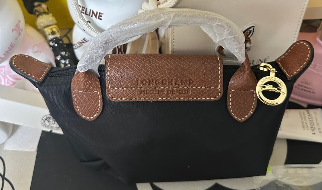 롱샴파우치 미니 탑핸들 리폼백 르플리아쥬 상품이미지2