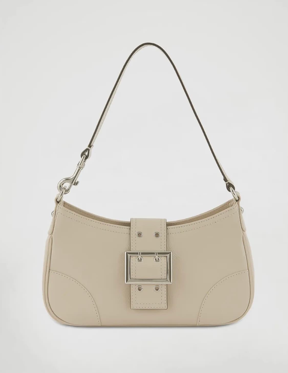 Khiho buckle shoulder bag 기호 버클 숄더백ivory 상품이미지1