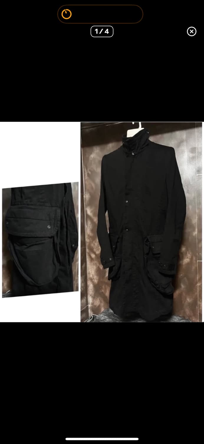 율리어스 가스마스크 코튼 코트 상품이미지2