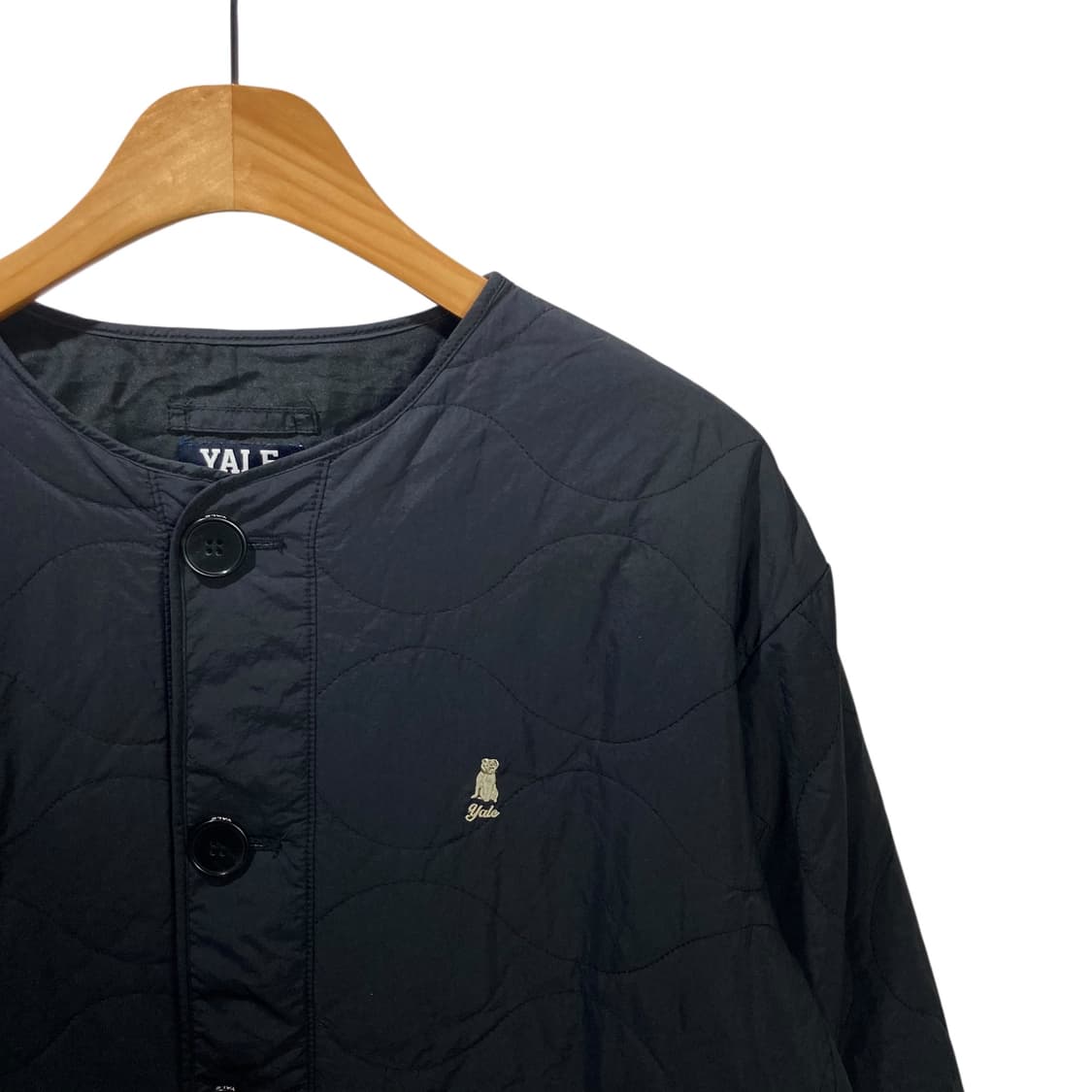 예일 블랙 퀼팅 자켓 상품이미지3