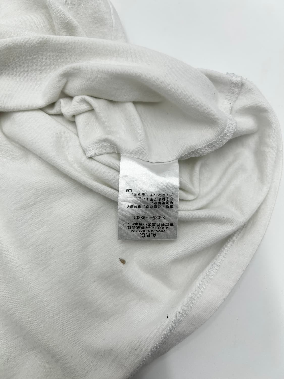 A.P.C 로고 반팔  상품이미지3