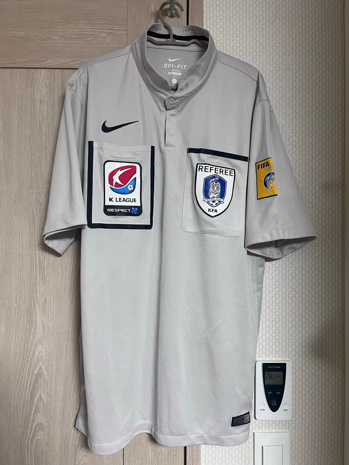 나이키 k리그 심판복 레프리 트레이닝 반팔 축구 상품이미지1