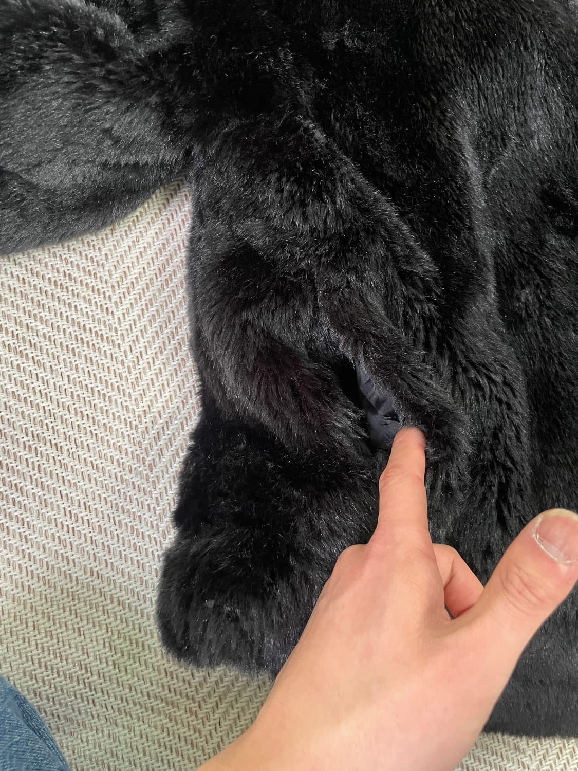 에모다 페이크 퍼 노카라 자켓 J03528 상품이미지9