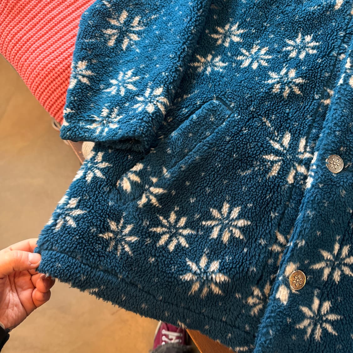 엘엘빈 플리스 노르딕 에스닉 자켓 M L 추천 MADE IN USA 상품이미지2