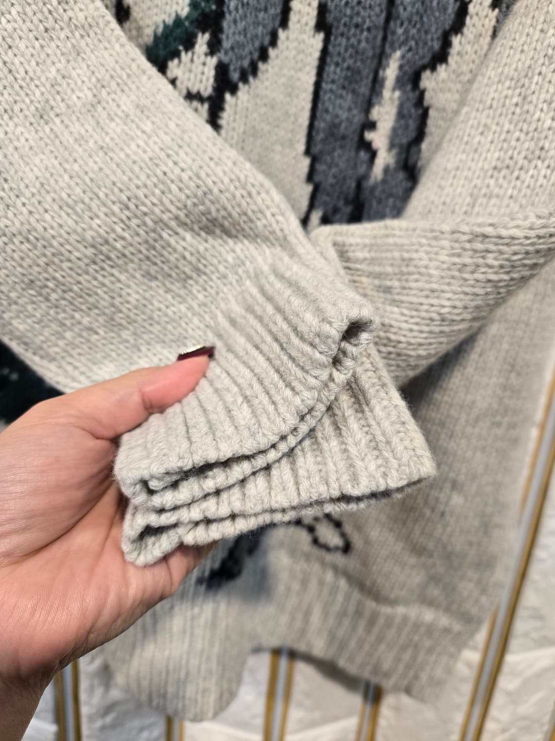 톰보이 니트 새상품 FEER  상품이미지4