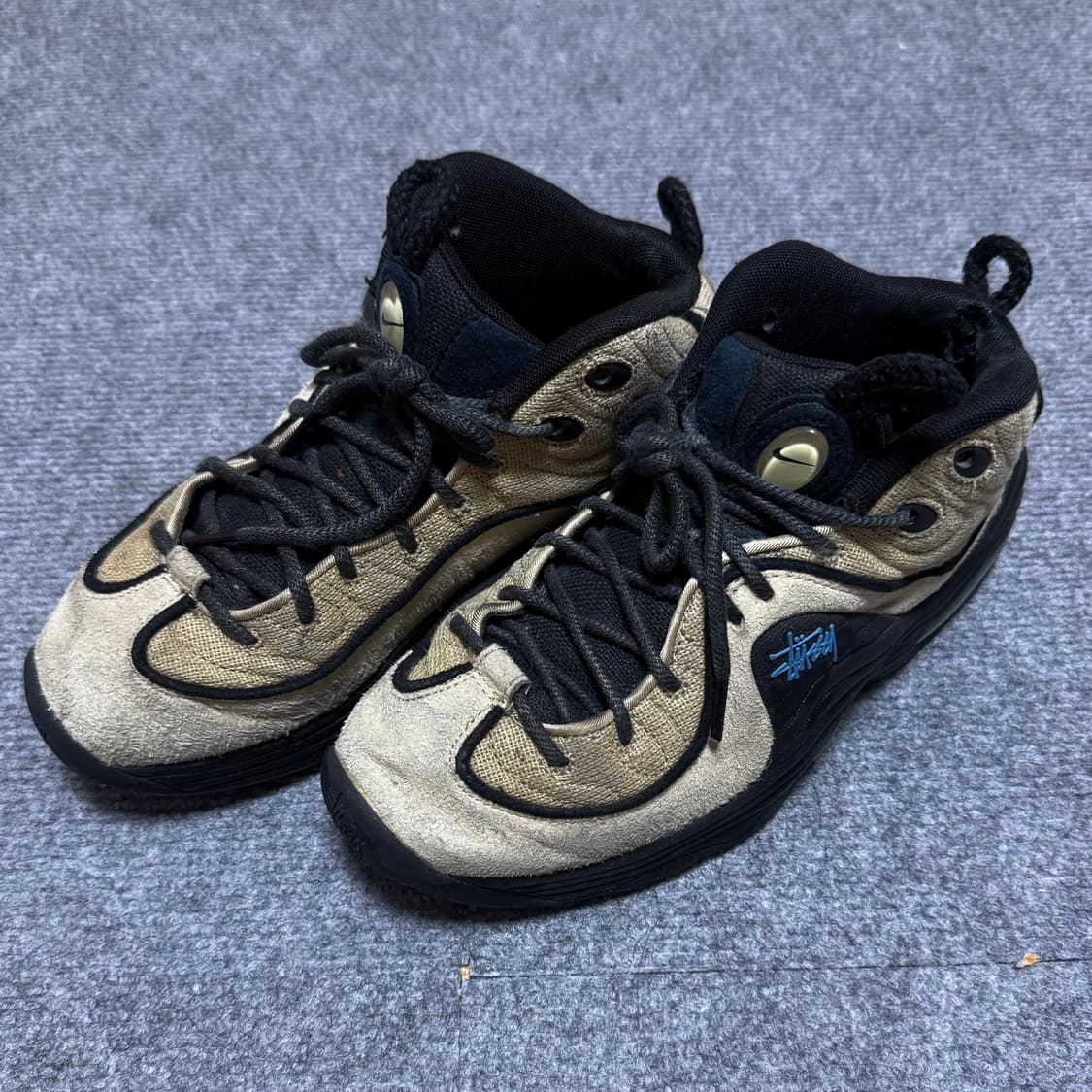 나이키 x 스투시 에어 페니 2 라탄 앤 라임스톤 상품이미지1