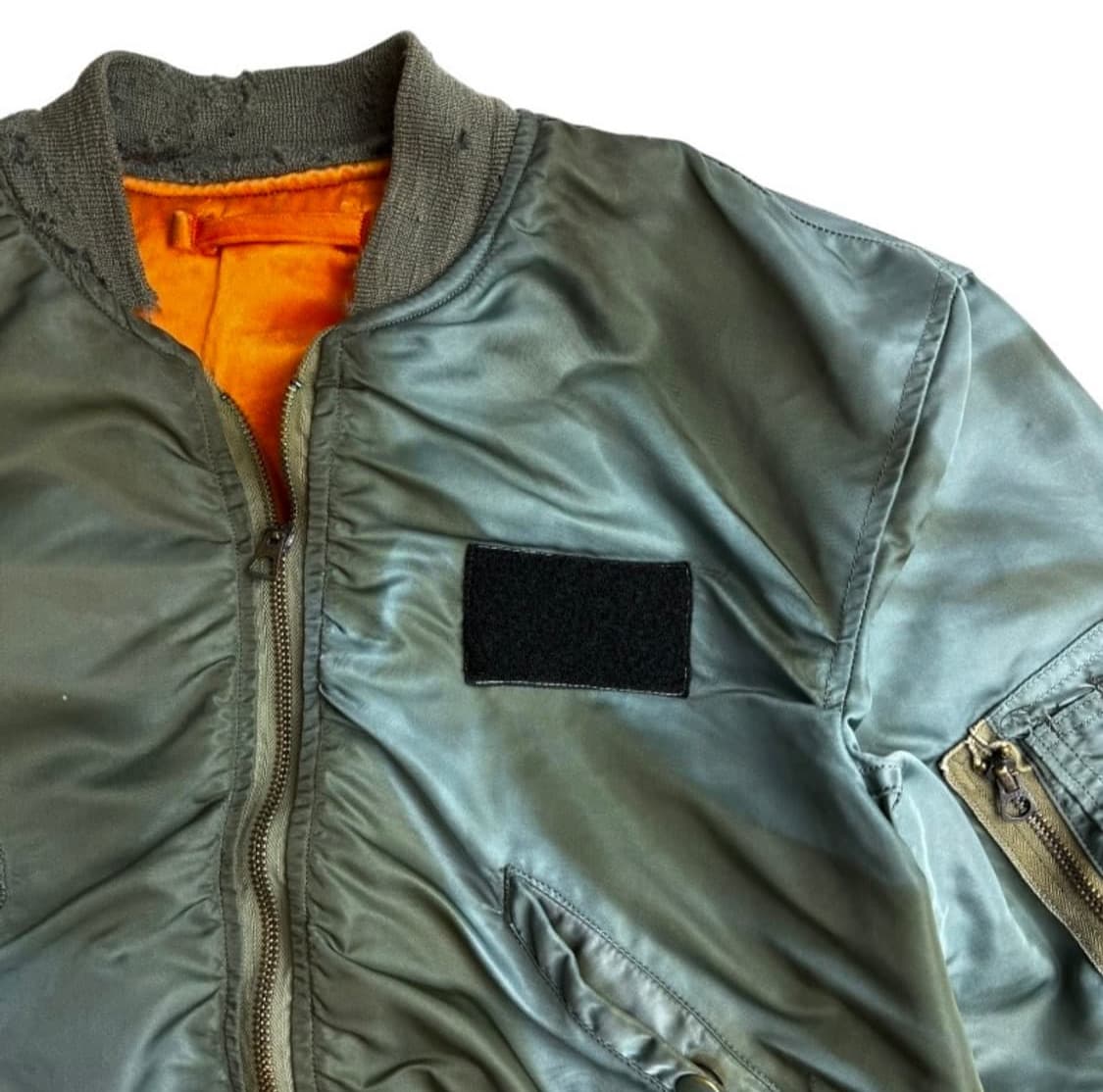 1360S 오리지널 빈티지 L-2B 알파인더스트리 봄버 플라이트 자켓 상품이미지4