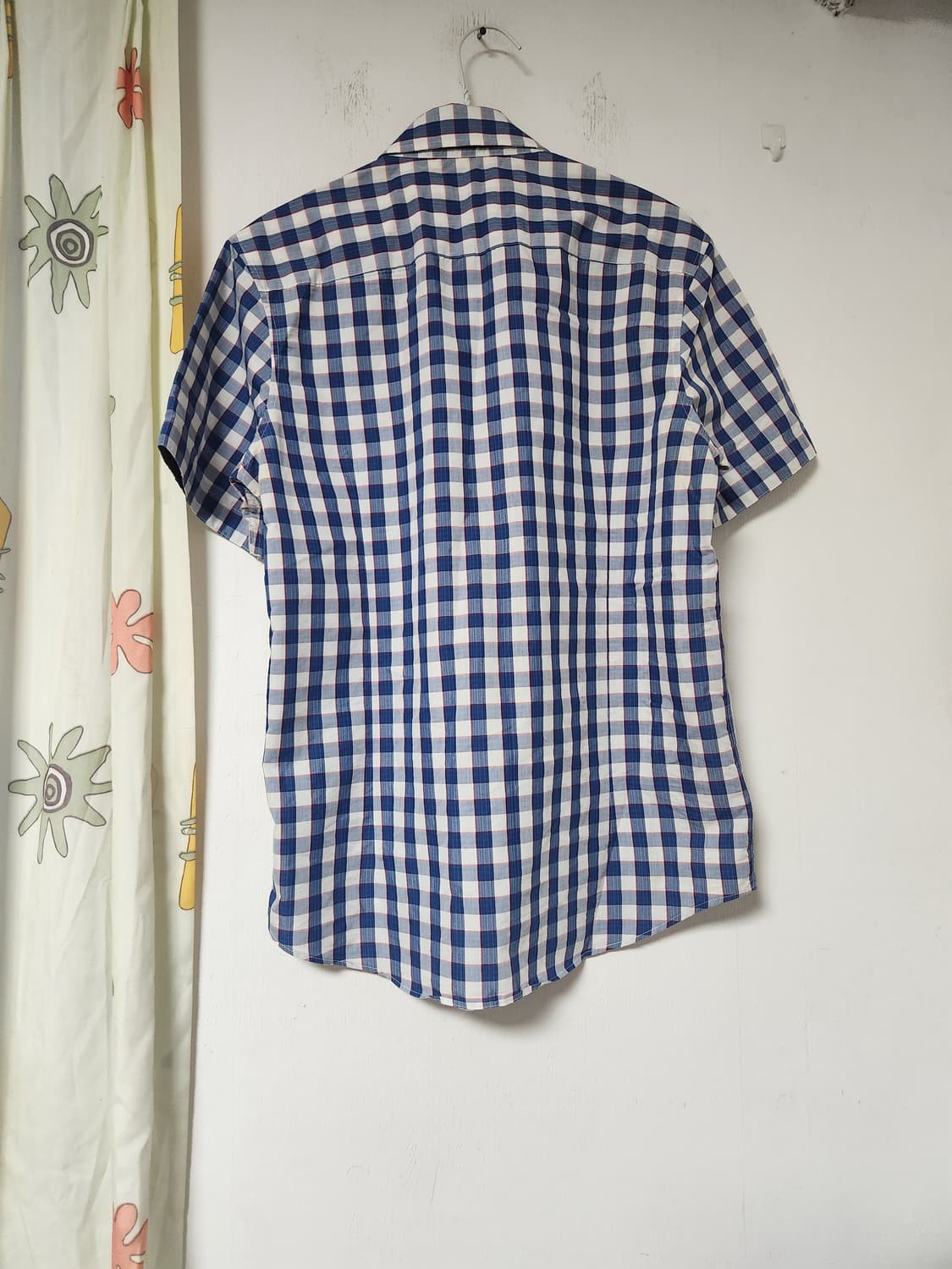 잔피에르 체크 반팔 셔츠 남방 100 상품이미지2