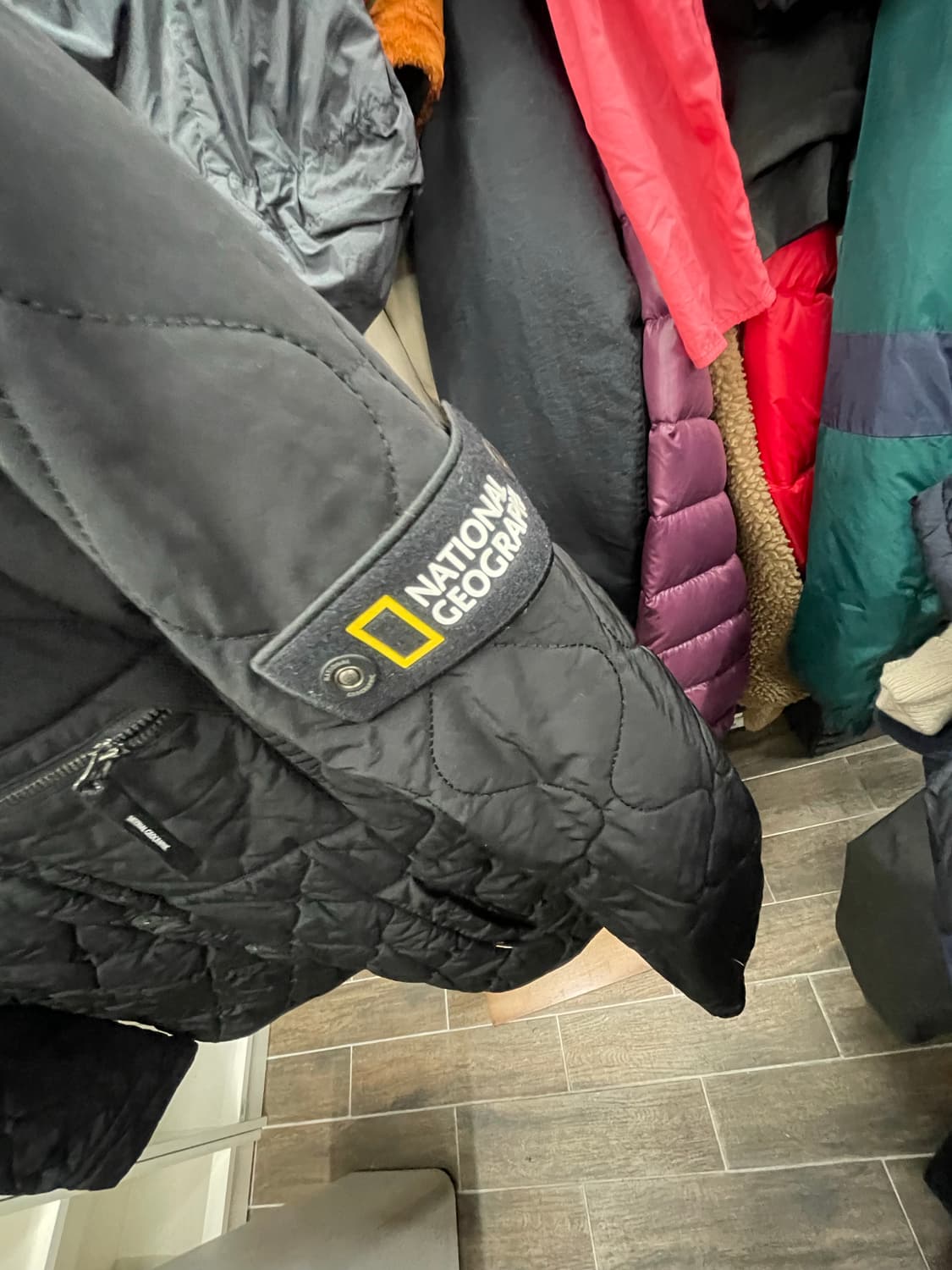 네셔널 경량패딩 L 상품이미지2