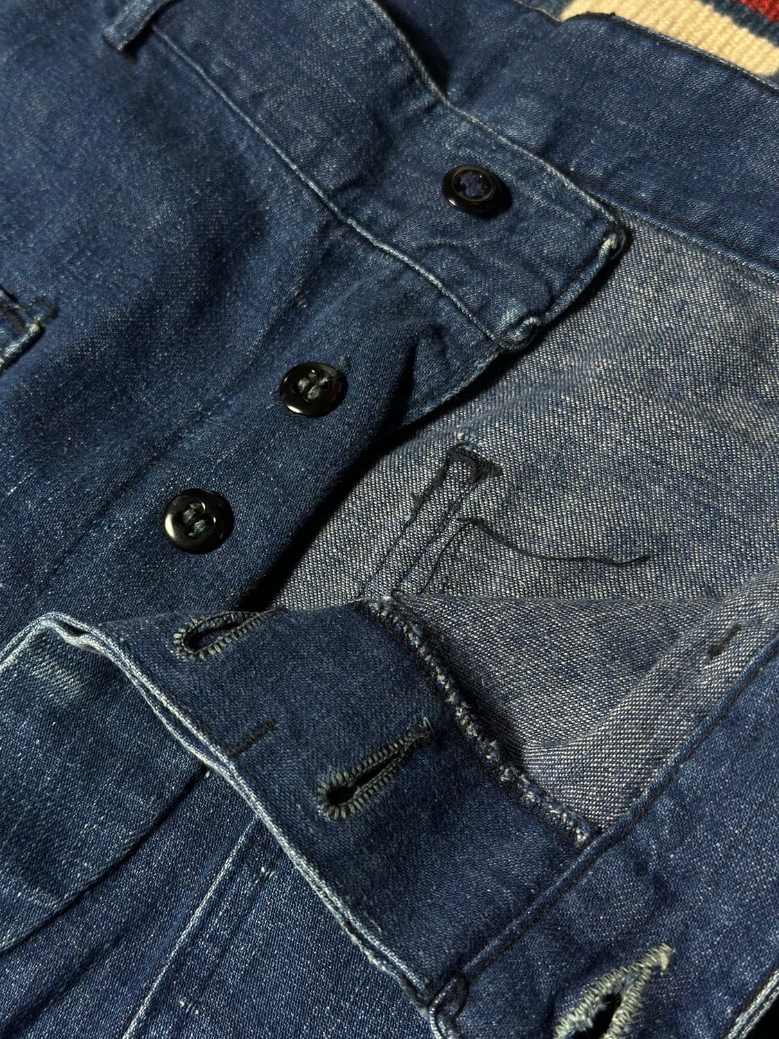 50s us navy 빈티지 해군 벨바텀 데님팬츠 셀비지 29 상품이미지2