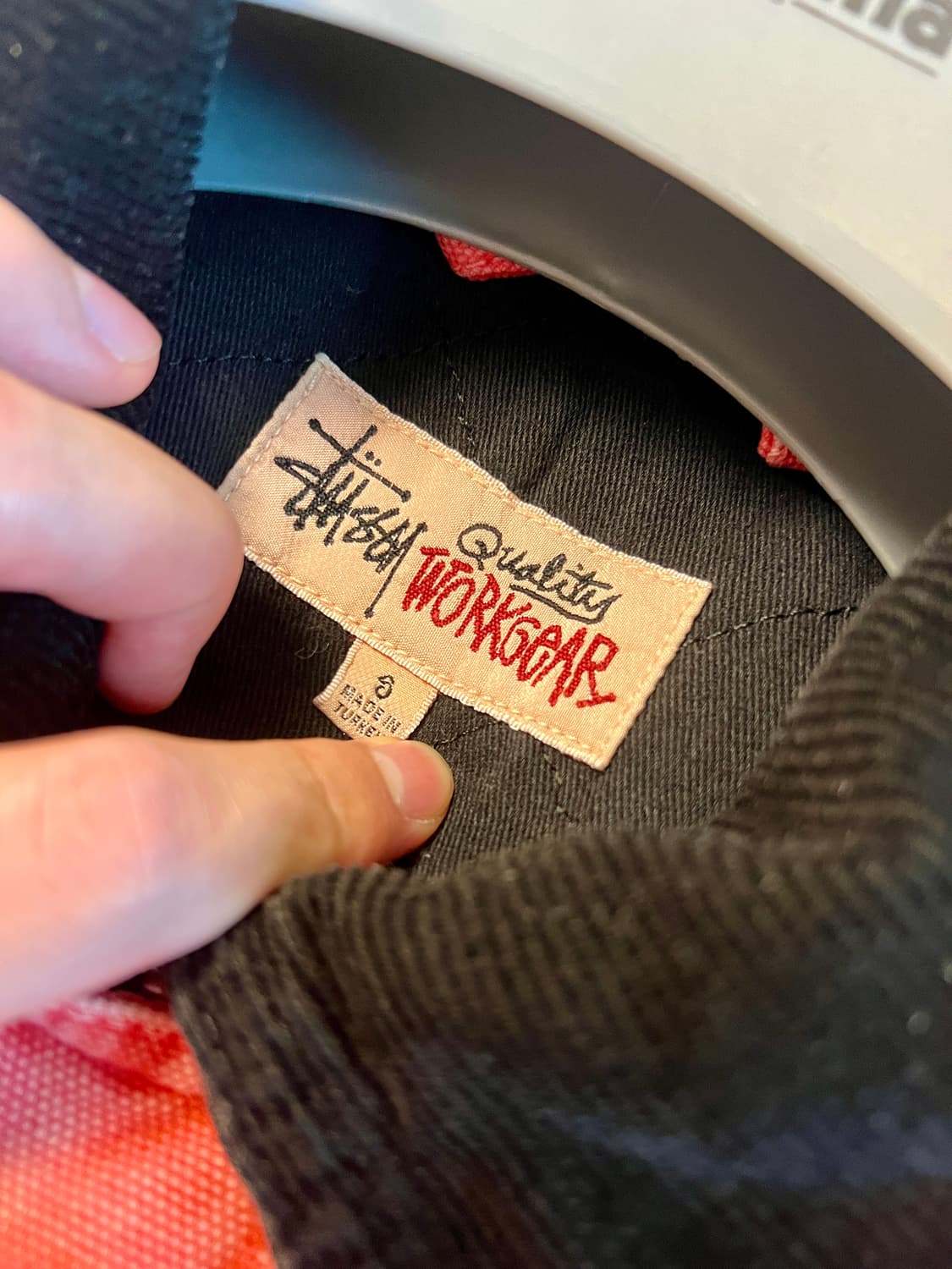 Stussy Washed Canvas Shop Jacket Orange 상품이미지3