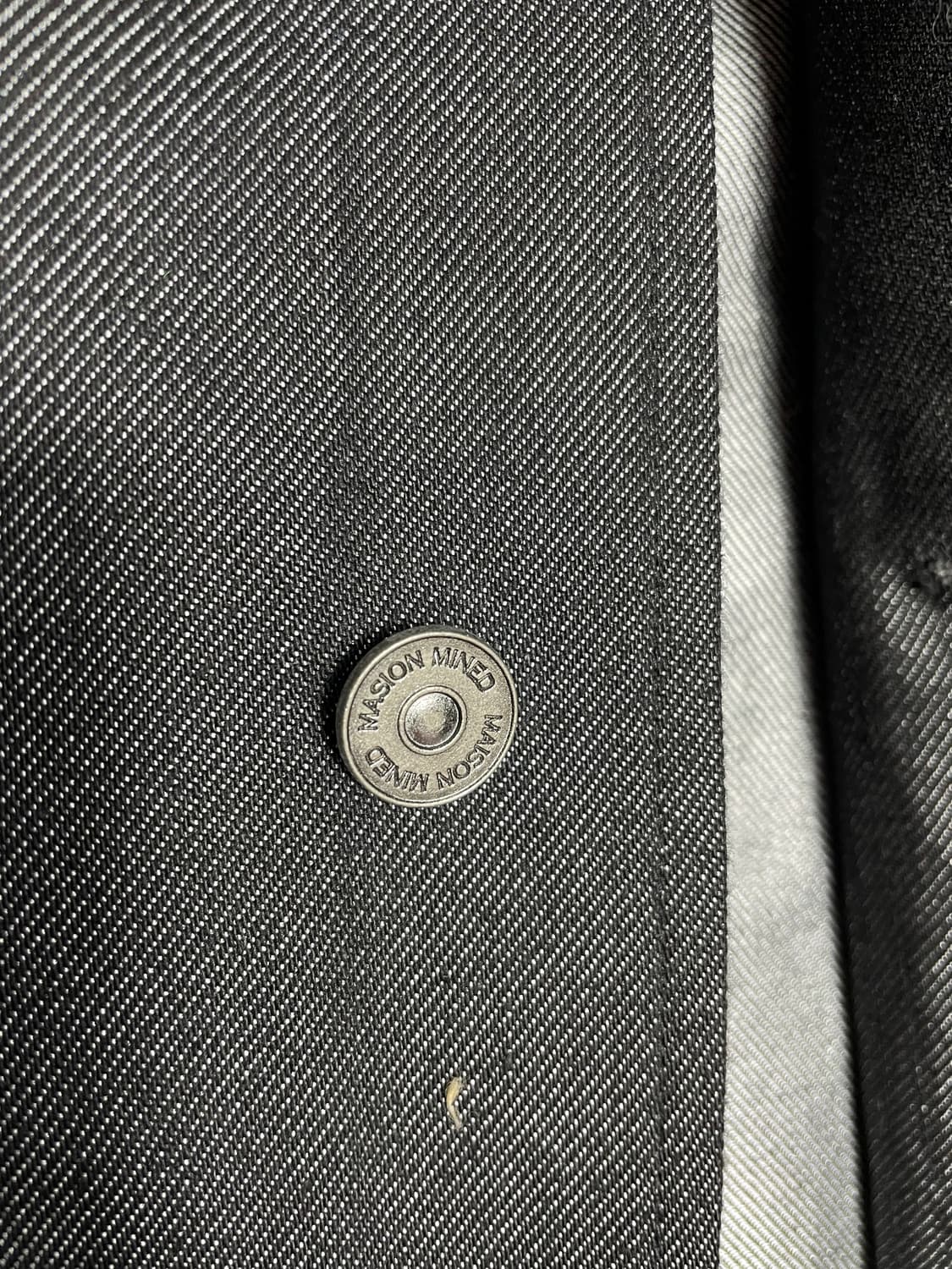 MAISON MINED 메종미네드 블랙 데님 자켓 상품이미지4