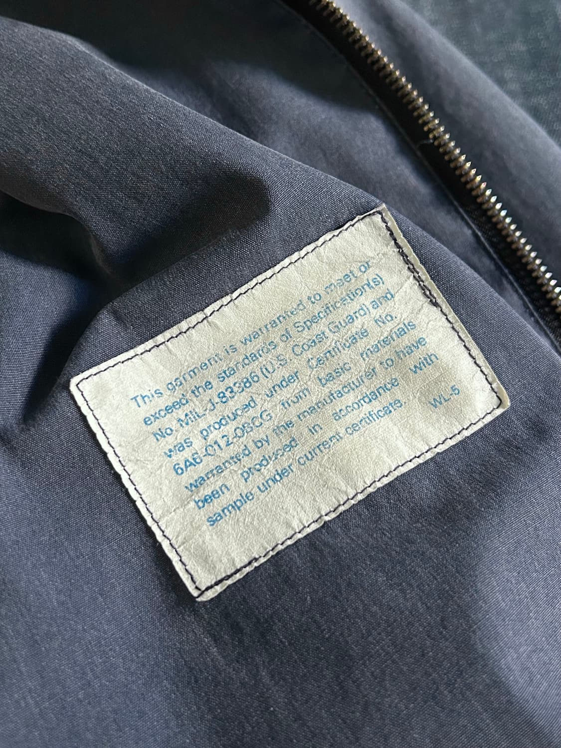 1960~70s USCG 미 해안경비대 서비스 자켓 Made in USA 상품이미지7