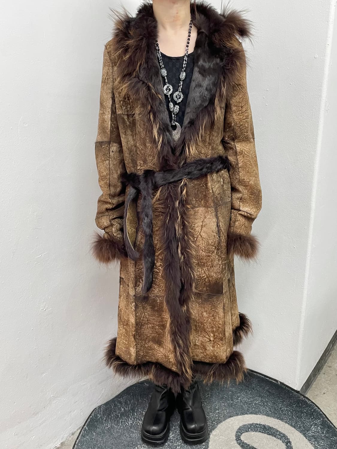 그런지페어리 라쿤 폭스 무스탕 퍼자켓 상품이미지6