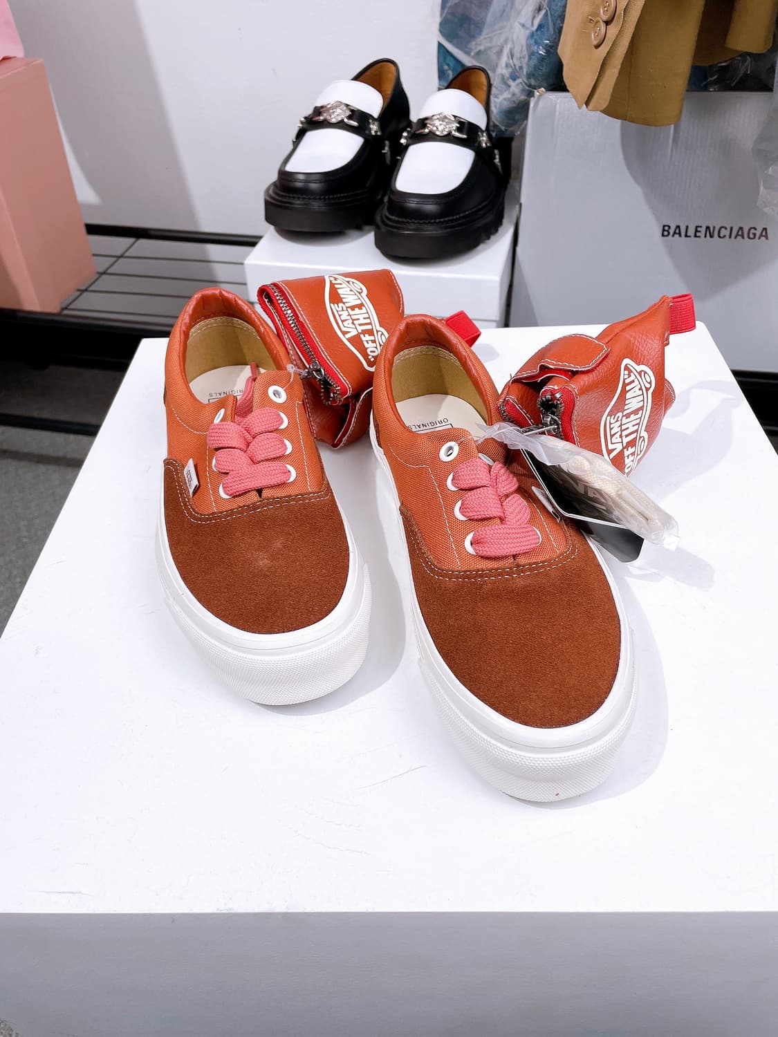 (정품/새상품) 반스 공용 OG 에라 VG LX 스웨이드 브라운 스니커즈 상품이미지5