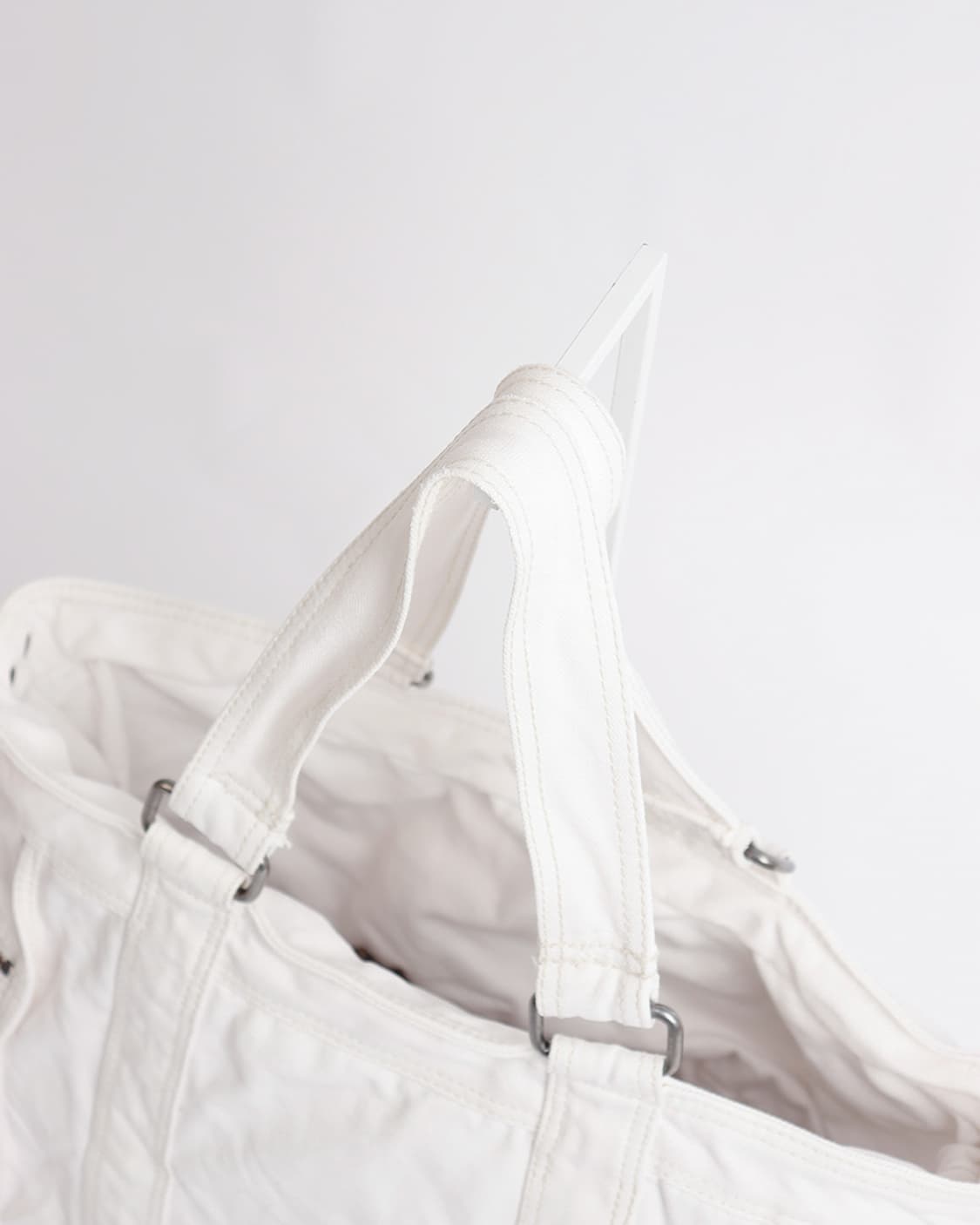 [Diesel] 화이트 멀티 포켓 캔버스 토트백 상품이미지7