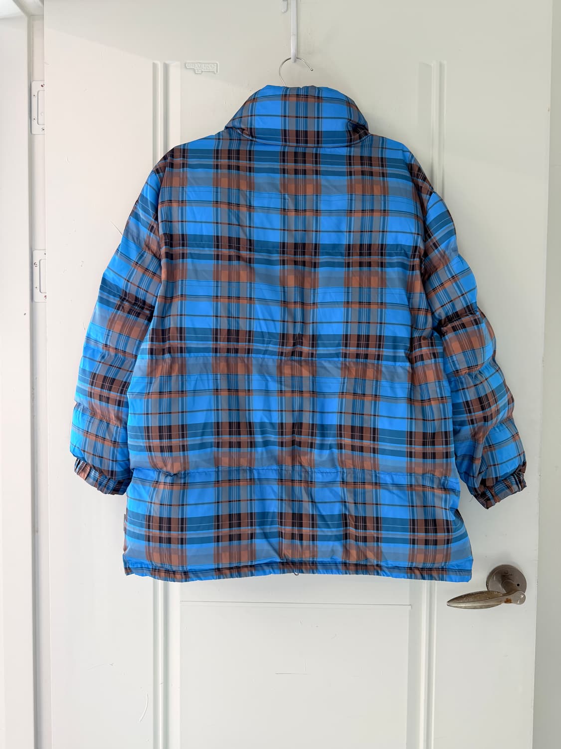 일본빈티지 리버시블 체크 패딩 상품이미지8