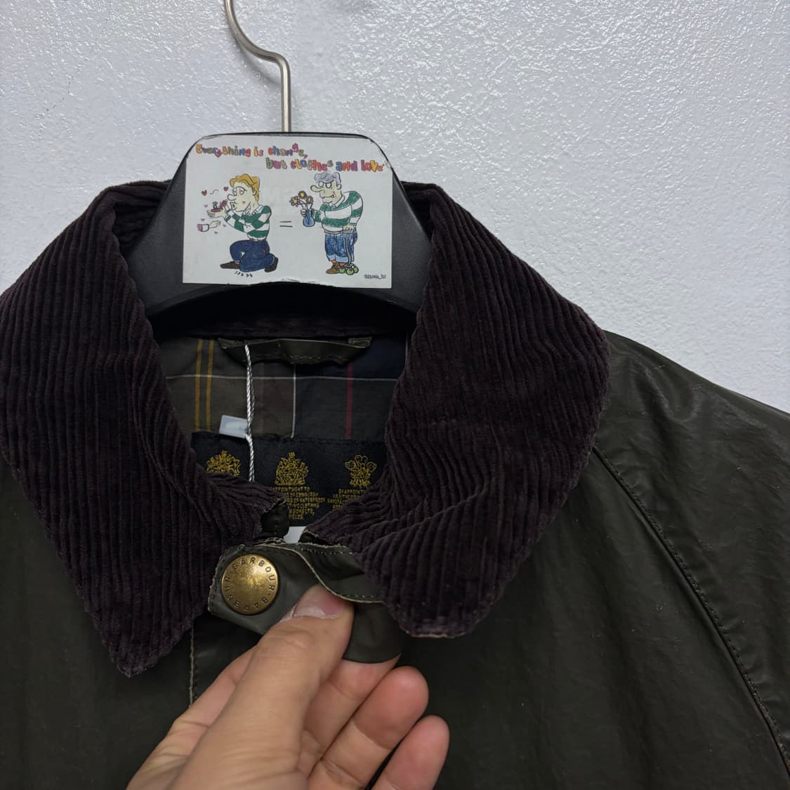 바버 슬림 바케타 비데일 자켓 상품이미지5