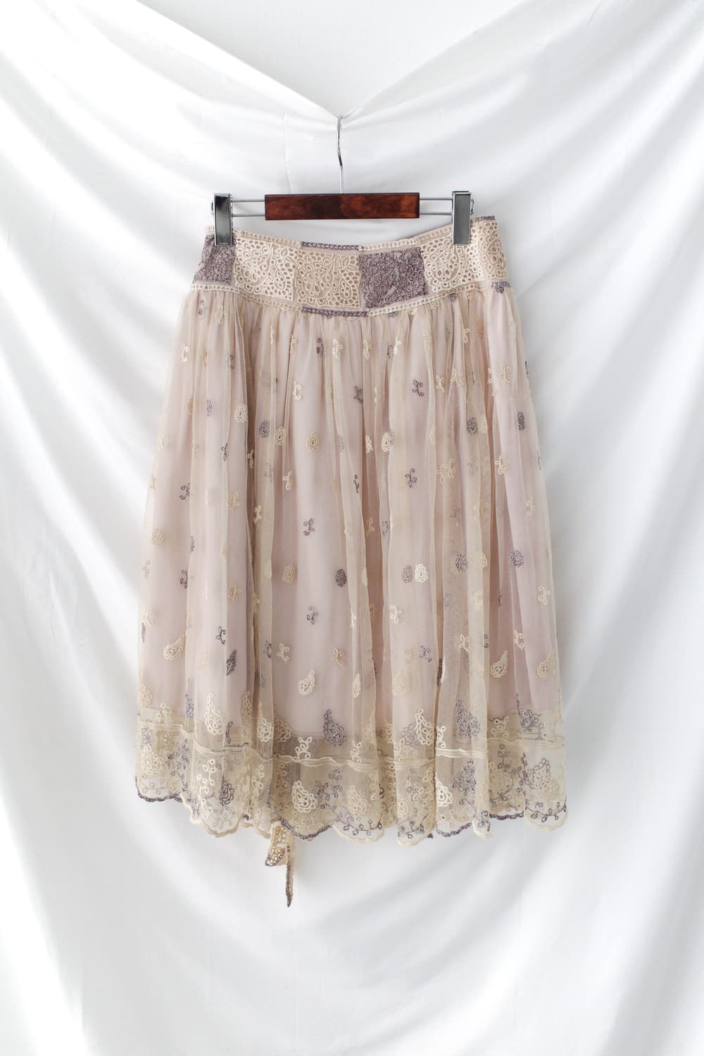 sequin embroidery sha skirt  상품이미지4