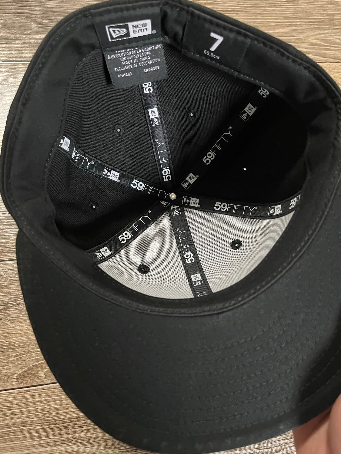 뉴에라 59FIFTY 블랙 7사이즈 55.8 상품이미지4