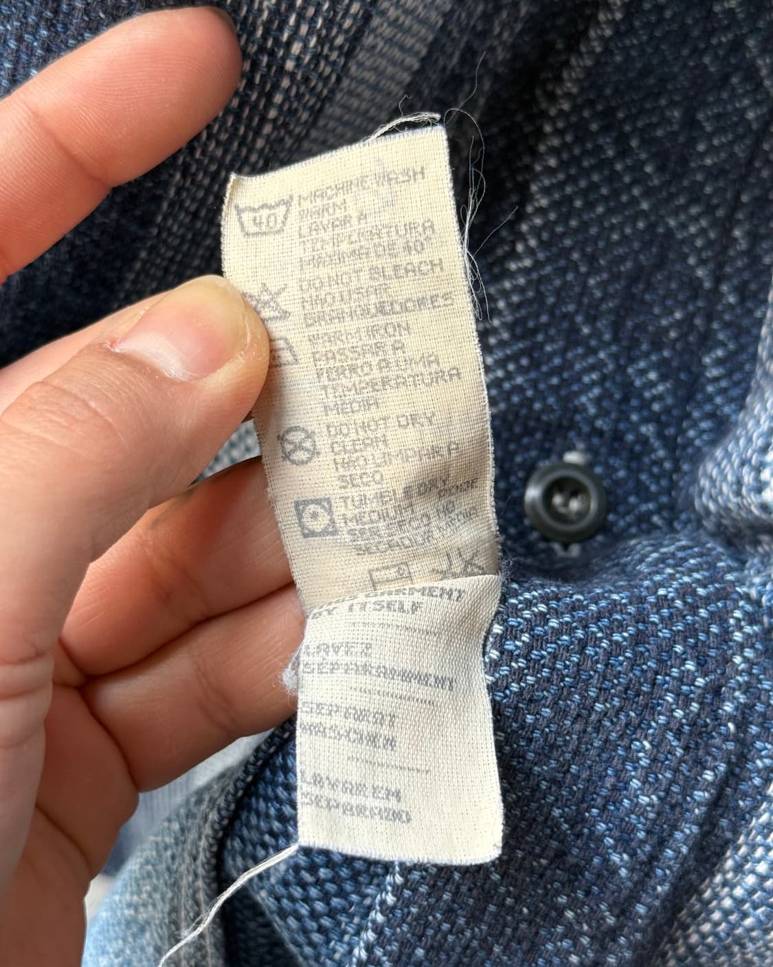 Armani jeans 90s heavy cotton shirt 상품이미지6