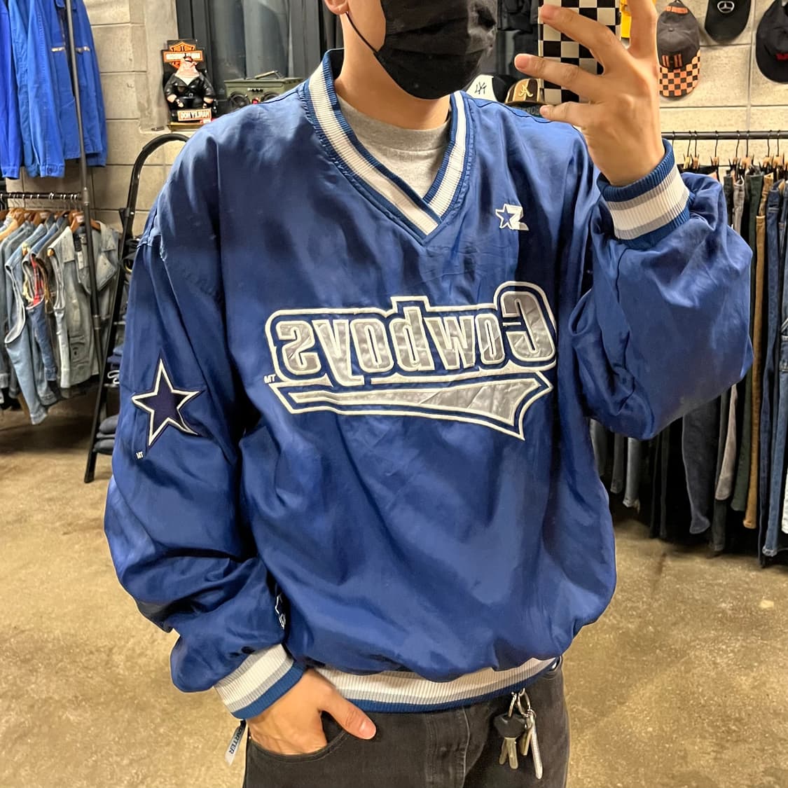 90s 스타터 댈러스 카우보이 웜업 (105-110) 상품이미지5