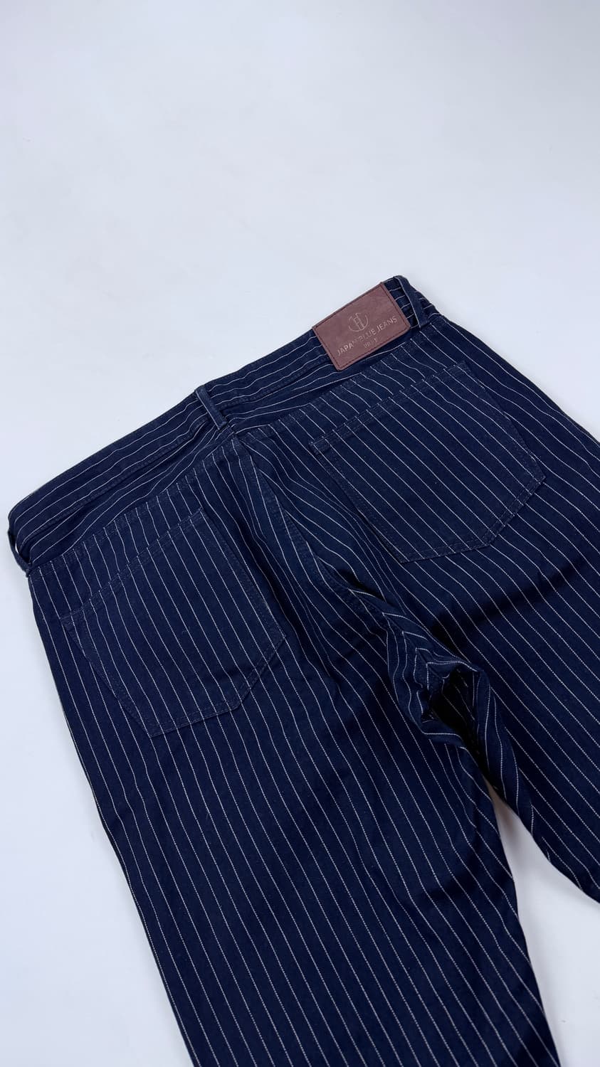 재팬블루 스트라이프 데님 와바시 데님 팬츠 상품이미지6