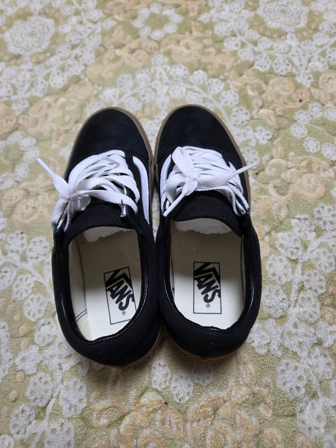 반스 올드스쿨 블랙 검솔 스니커즈245 상품이미지4