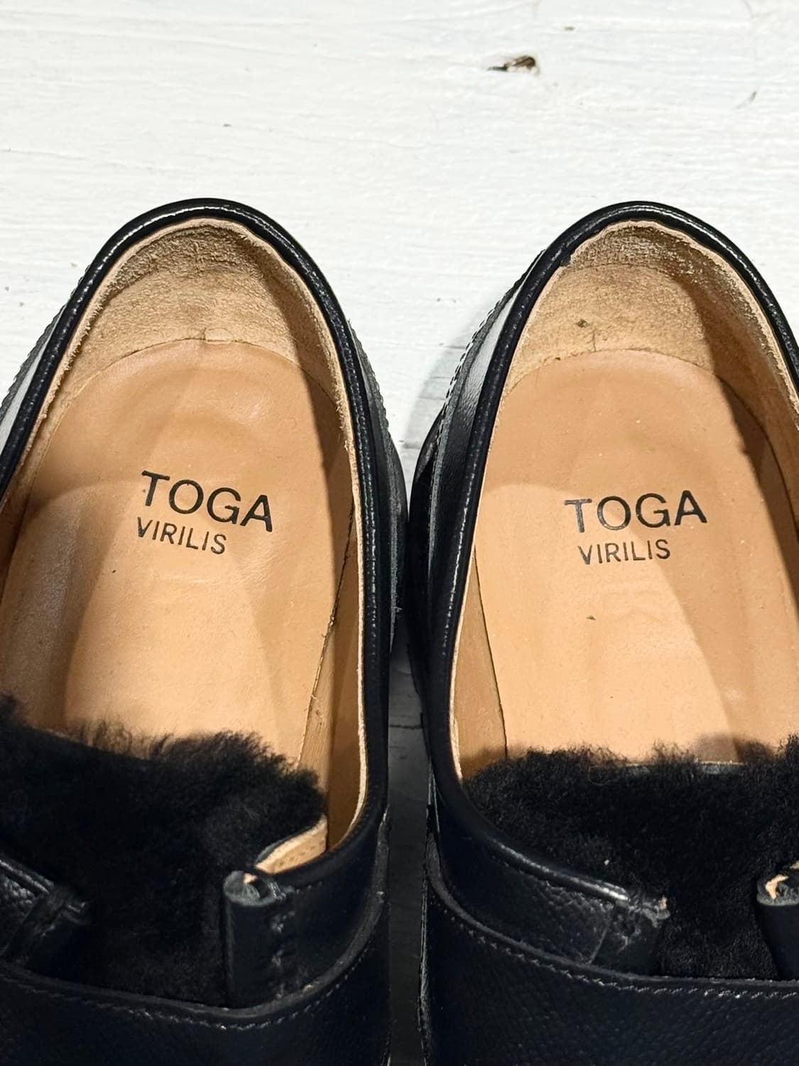 토가 비릴리스 블랙 웨스턴 버클 퍼 로퍼 상품이미지10