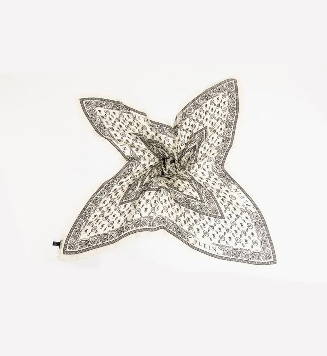 (OS) 필립플레인 모달 실크 달러 머플러 아이보리 상품이미지7