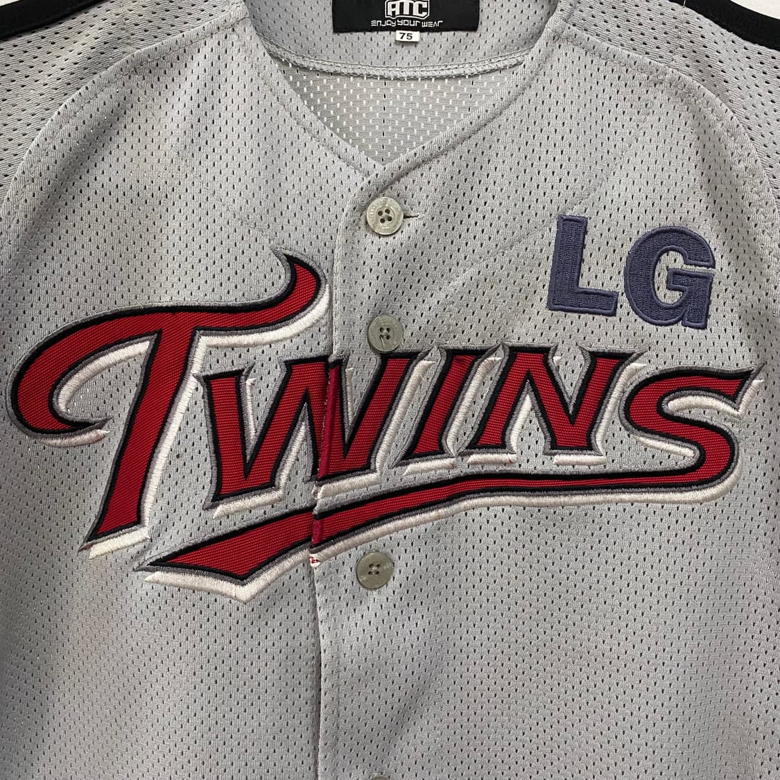 LG트윈스 ATC 그레이 노마킹 유니폼 상품이미지4