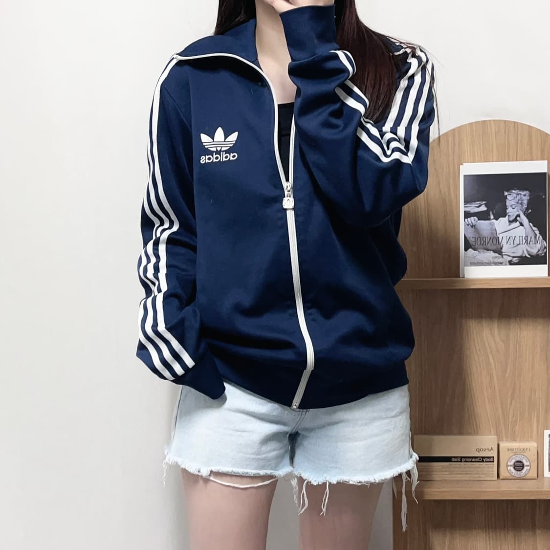 [정품] 아디다스 네이비 유로파 자수 져지 [ 105 ] 상품이미지1